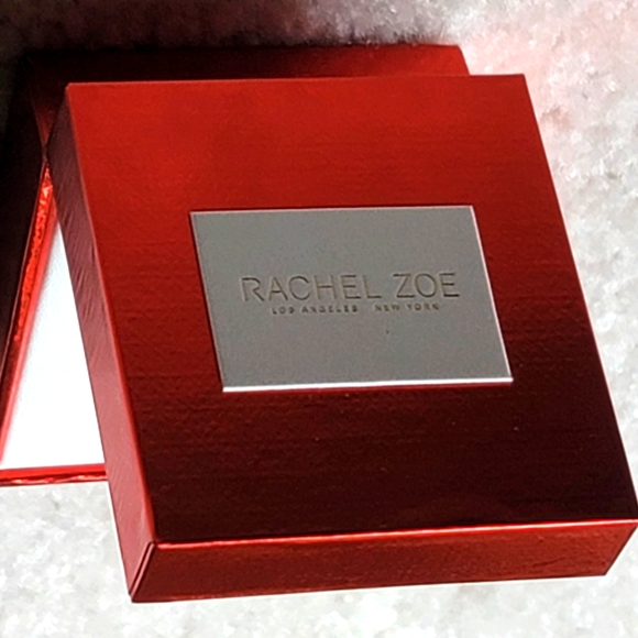 NWT Rachel Zoe Sterling Silver Gold Cubic Zirconia Sun Disc Pendant Necklace - Picture 4 of 6